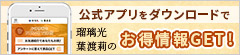 公式アプリをダウンロードでお得情報GET！